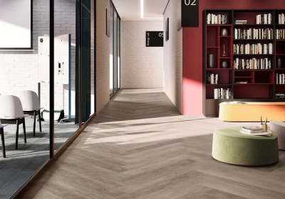 Кварцвиниловый LVT ламинат Invictus Maximus Dryback Parquet New England Oak Dusk