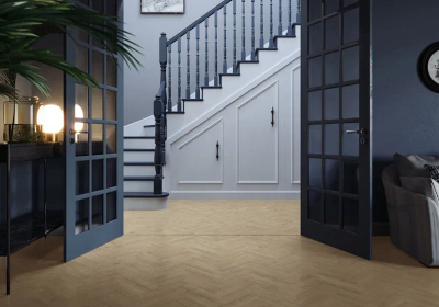 Кварцвиниловый LVT ламинат Invictus Maximus Dryback Herringbone Highland Oak - Classic
